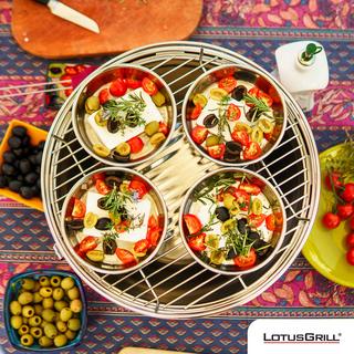 LotusGrill Gas-/Kohlengrill Hybrid Classic 