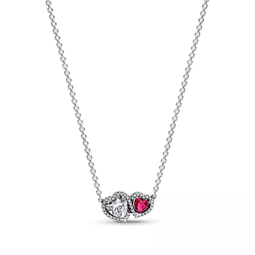 Pandora - Halskette, Classic Stone, 45cm, Silber