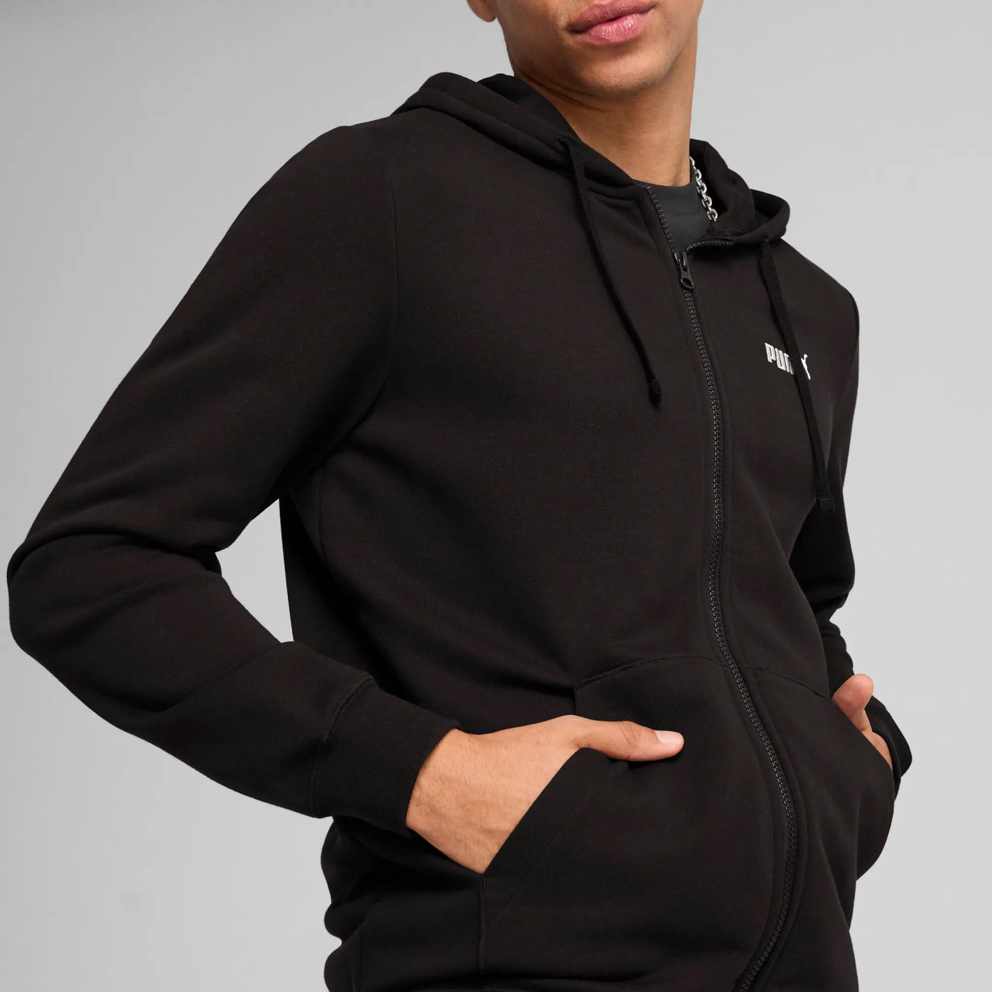 PUMA CORE ESSENTIALS Hoodie, avec fermeture éclair 