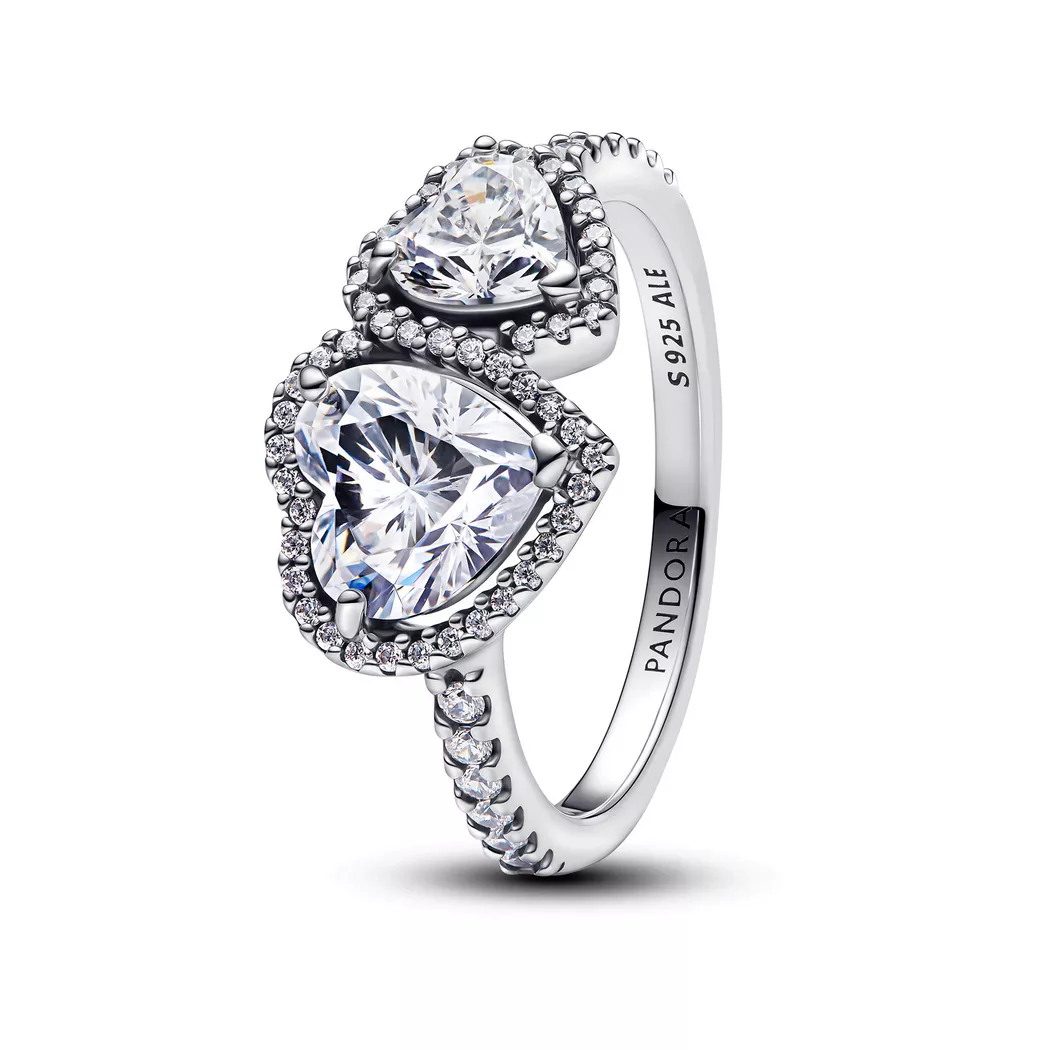 Pandora - Ring, Classic Stone, 54, Silber