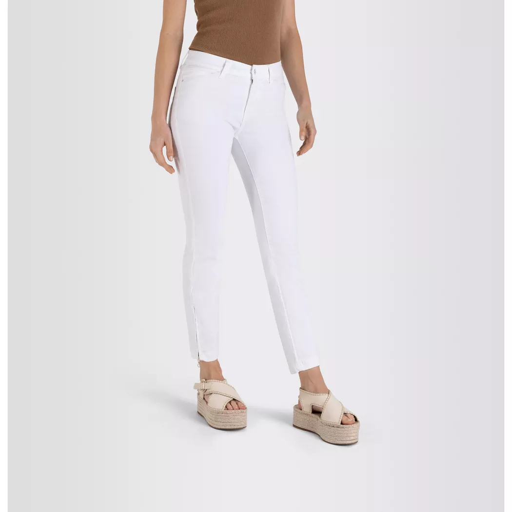 Mac - 5-Pocket Hose, für Damen, Weiss, Größe W38/L27