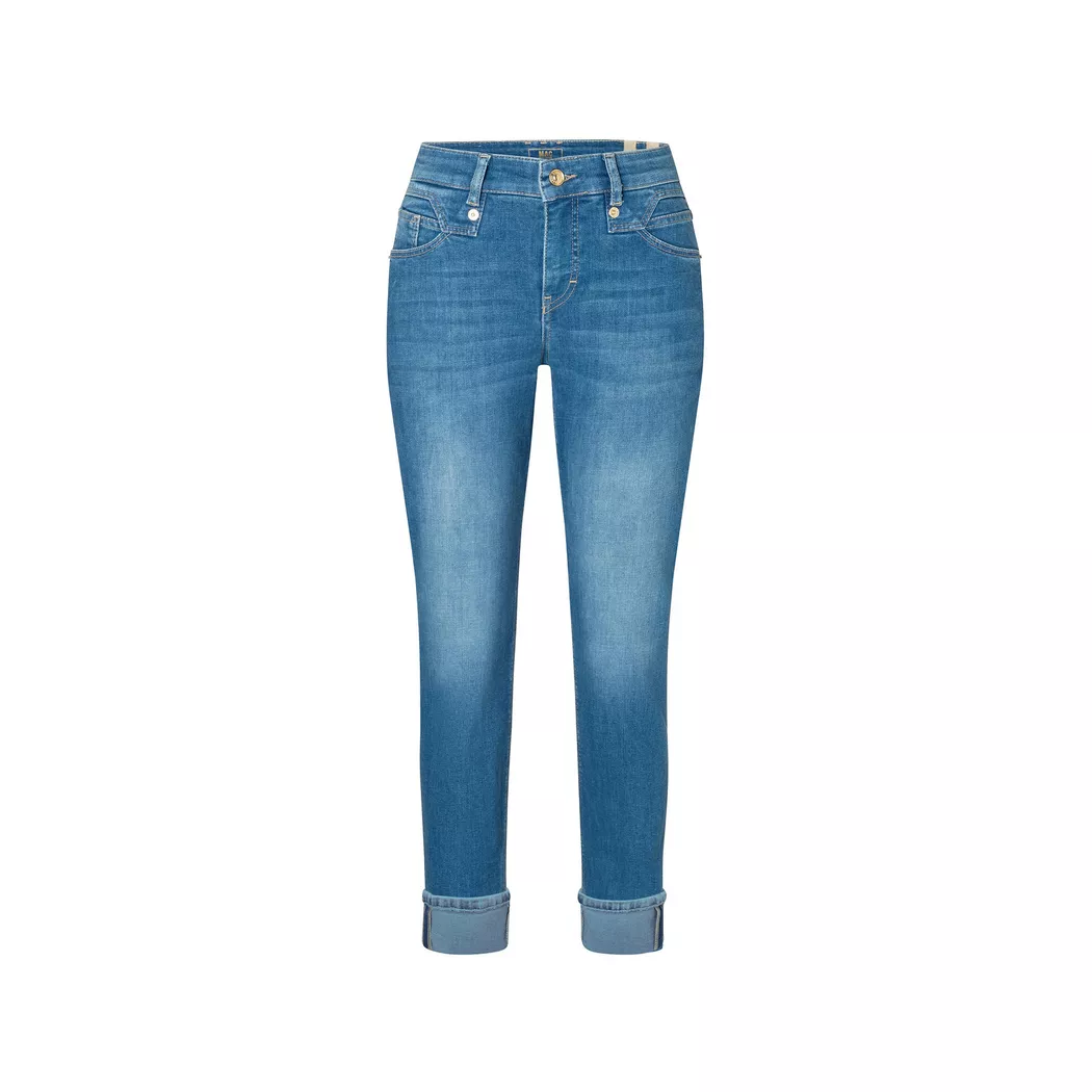 Mac - Jeans, Slim Fit, für Damen, Blau Denim, Größe W42/L30