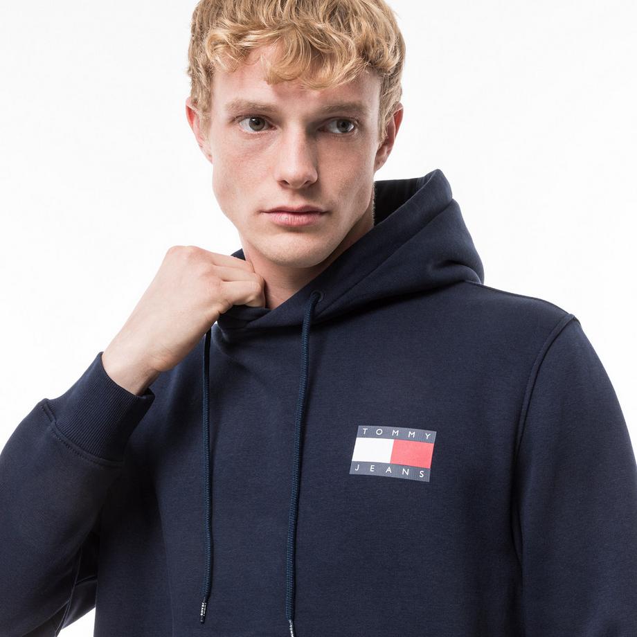 TOMMY JEANS TJM Regular Essential Flag Hoodie  