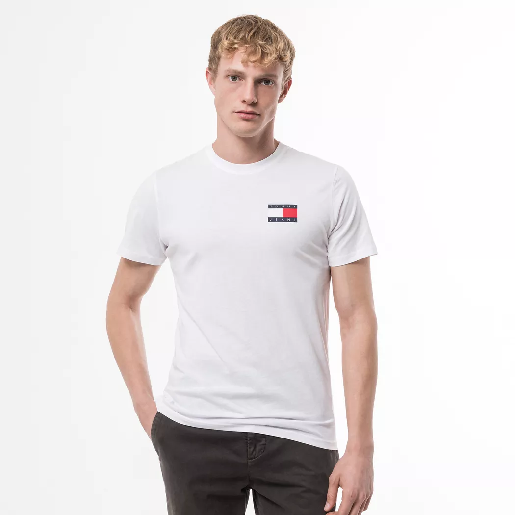 Tommy Jeans T-shirt à Manches Courtes Dm0dm20744 White M Homme 6
