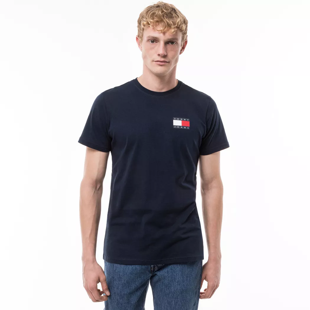 Tommy Jeans T-shirt à Manches Courtes Dm0dm20740 Dark Night Navy S Homme