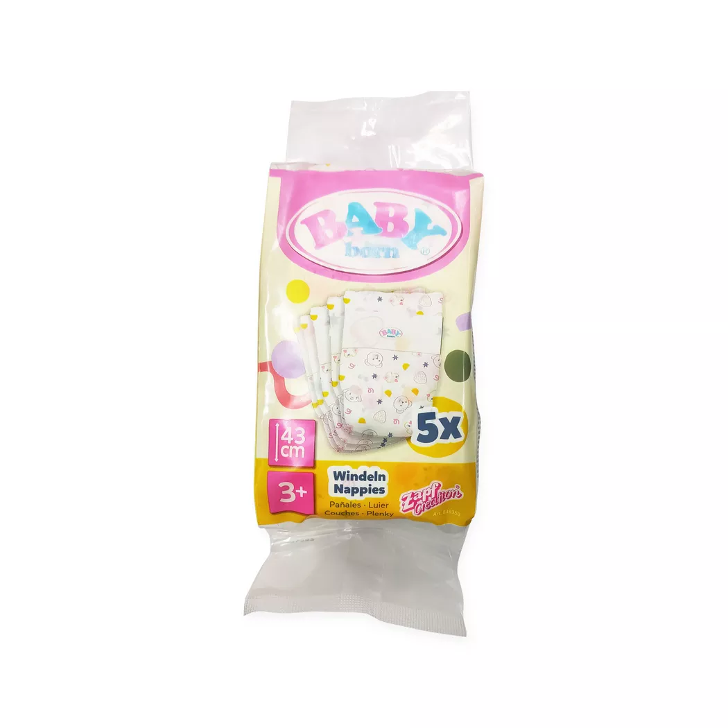Zapf creation - Baby Born Windeln 5er Pack, Multicolor