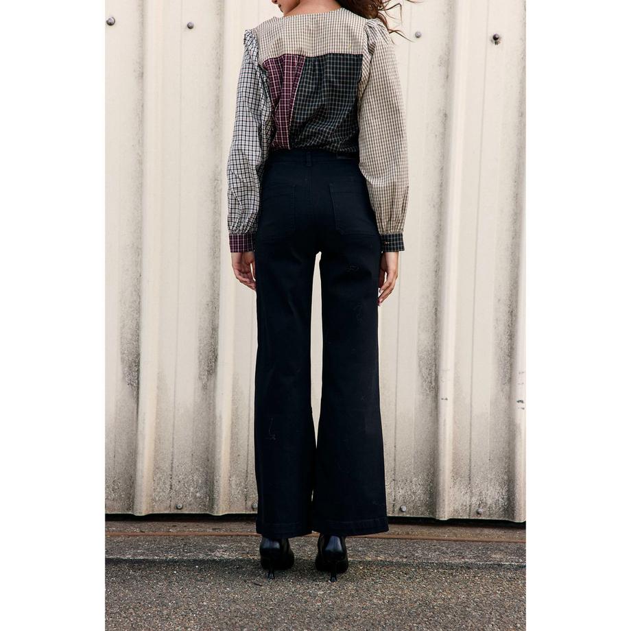 La Petite Etoile Jeans Vita Alta Gamba Svasata  