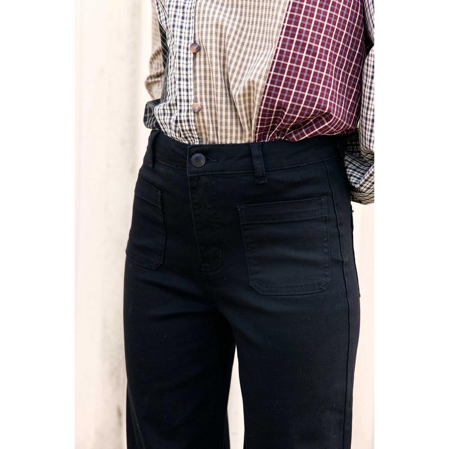 La Petite Etoile Jeans Vita Alta Gamba Svasata  