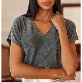 La Petite Etoile Marcelina T-Shirt Manches Courtes Col V  