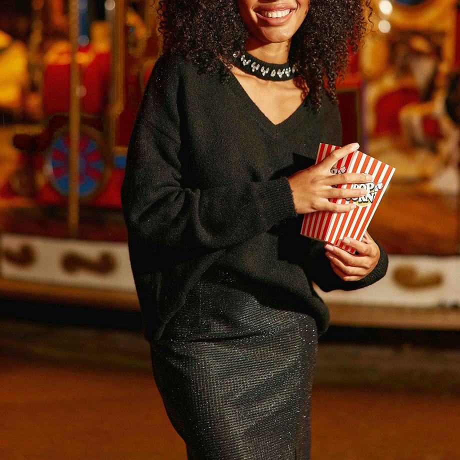 La Petite Etoile V-Ausschnitt Pullover  