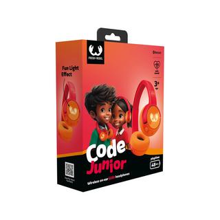 FRESH'N REBEL Code Junior - Wireless on-ear Headphones - Funny Fox Over-Ear-Kopfhörer 