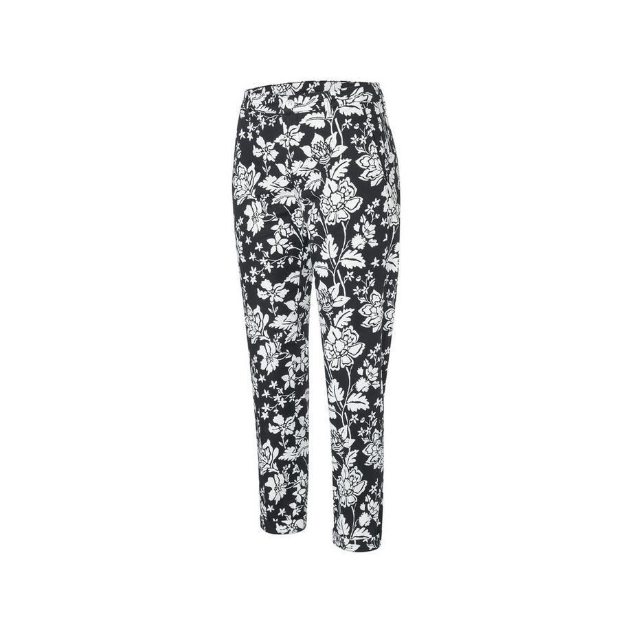 MAC Chino Turn Up Slim Fit Chinohose mit Blumenmuster  