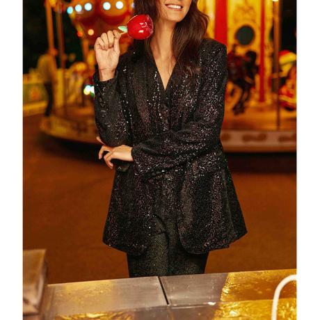 La Petite Etoile Blazer Velluto Paillettes  