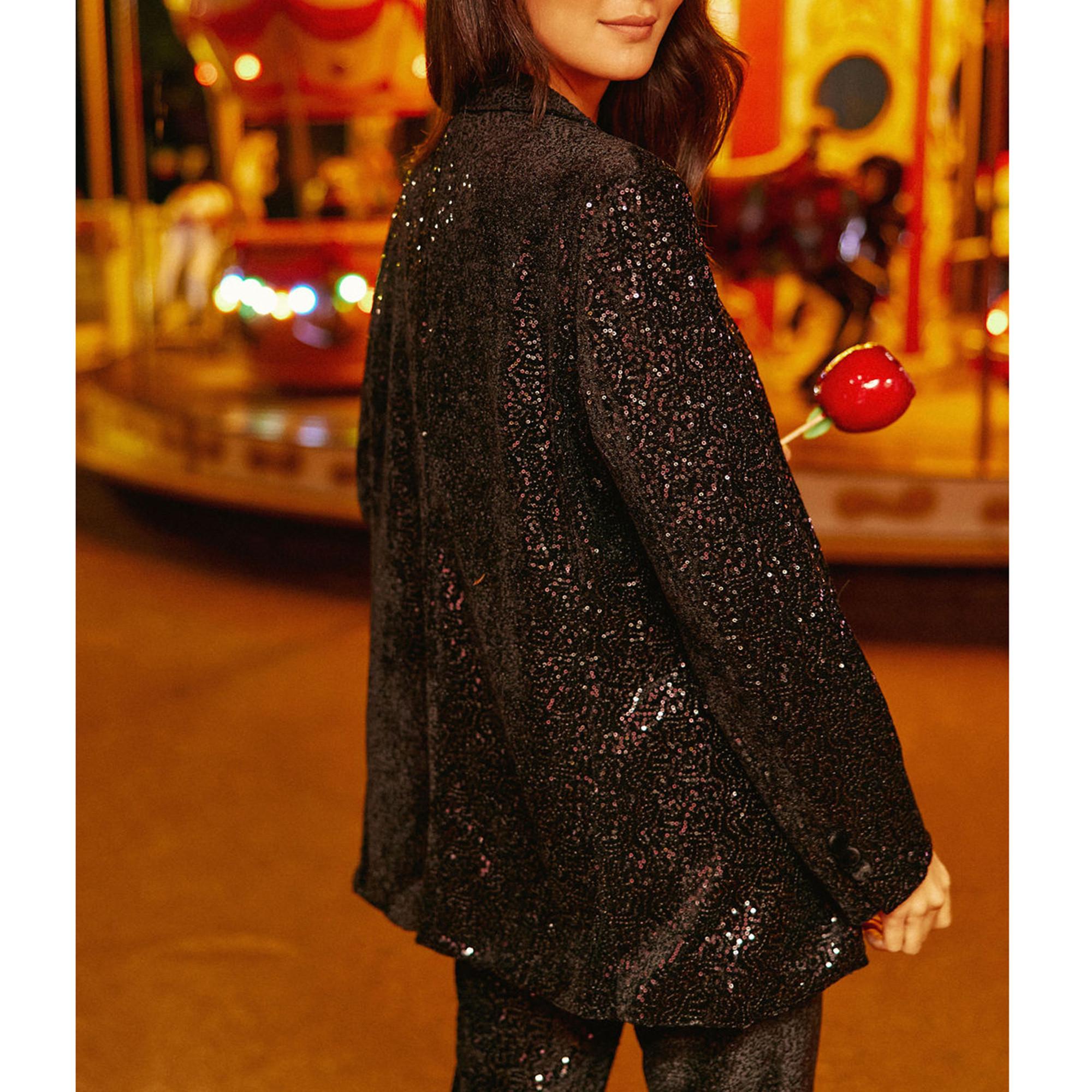 La Petite Etoile Blazer Velluto Paillettes  