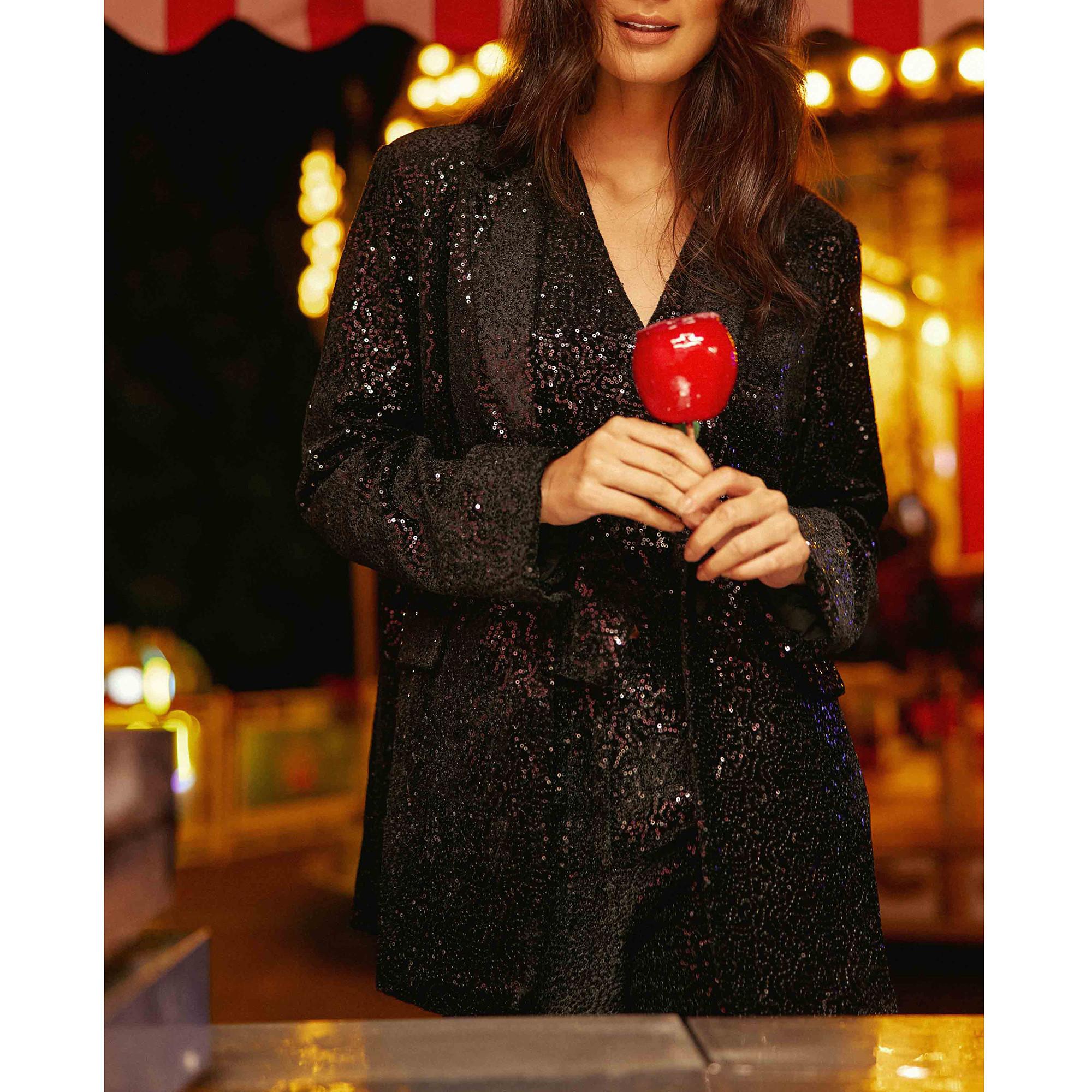 La Petite Etoile Blazer Velluto Paillettes  