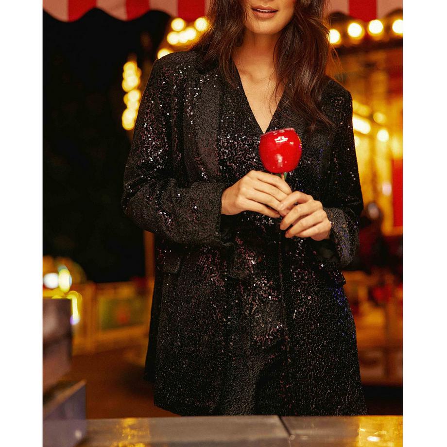 La Petite Etoile Blazer Velluto Paillettes  