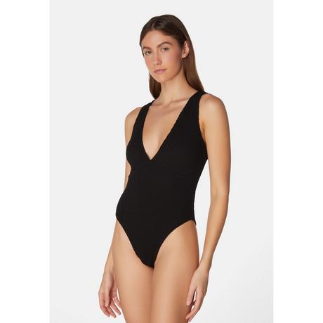 Sorbet Island Ariel Strukturierter Badeanzug mit tiefem Ausschnitt  