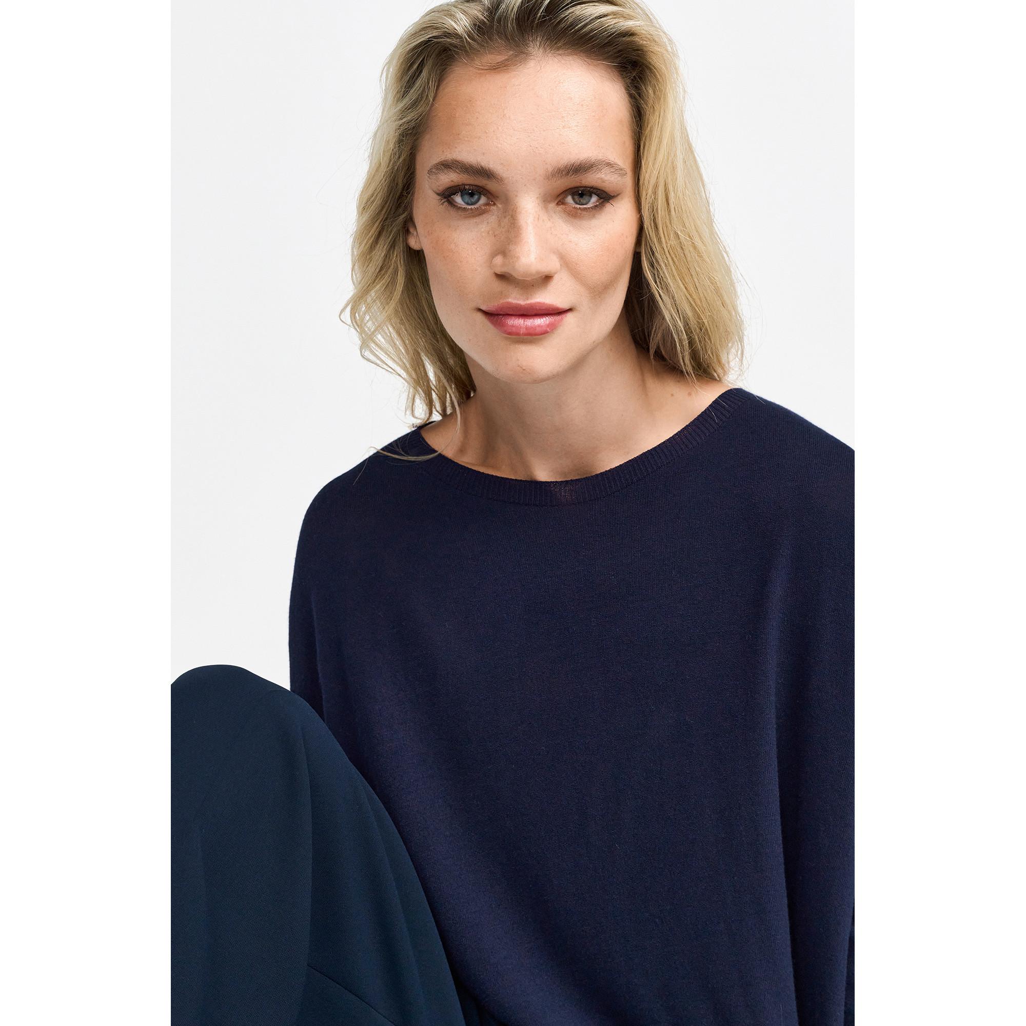 Rich & Royal Maglione a girocollo in maglia fine  