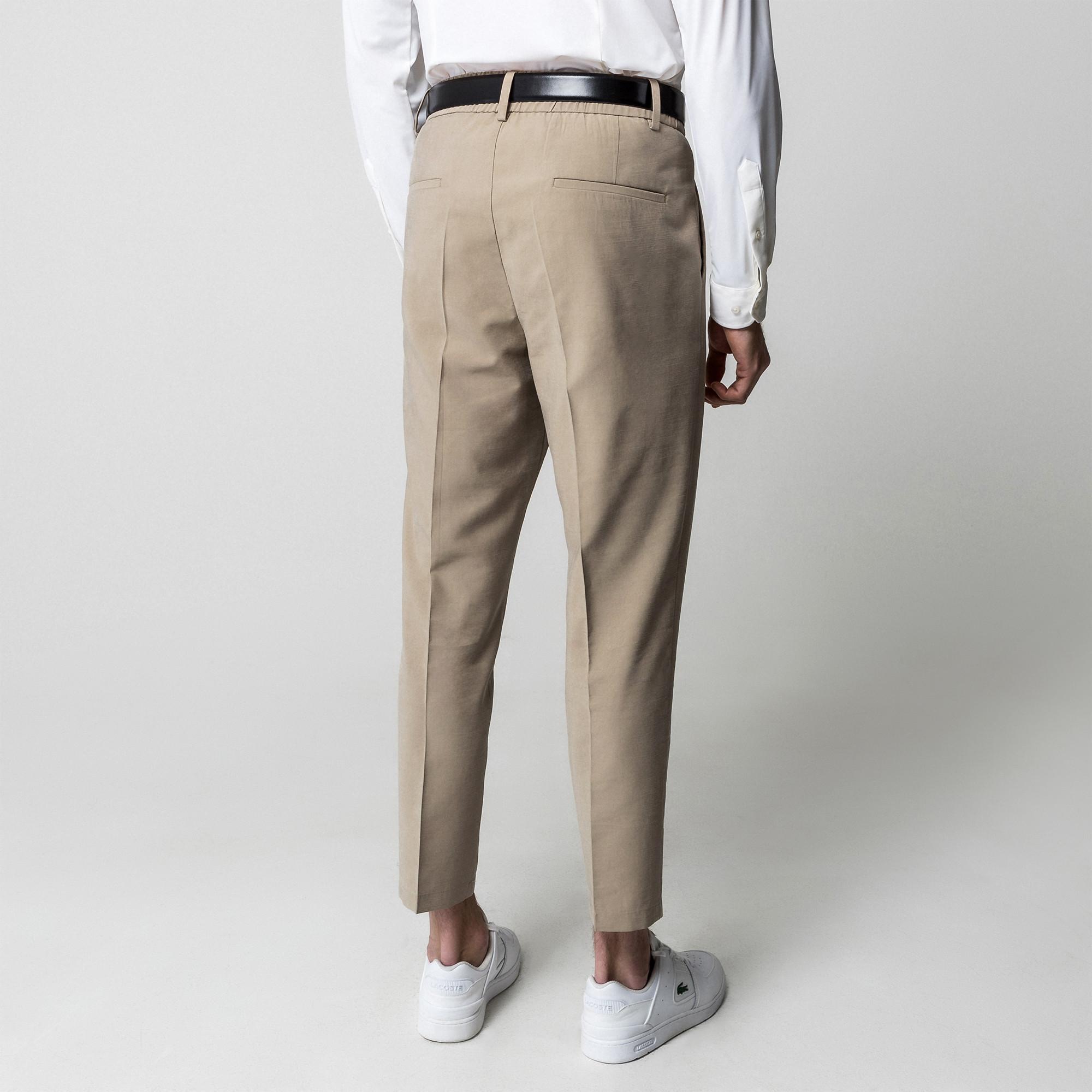 Manor Man Pantaloni da Abito Uomo Body Fit  