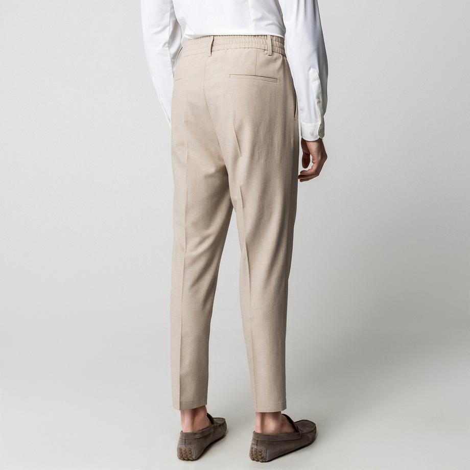 Manor Man Pantalon en tissu Body Fit Tapered  