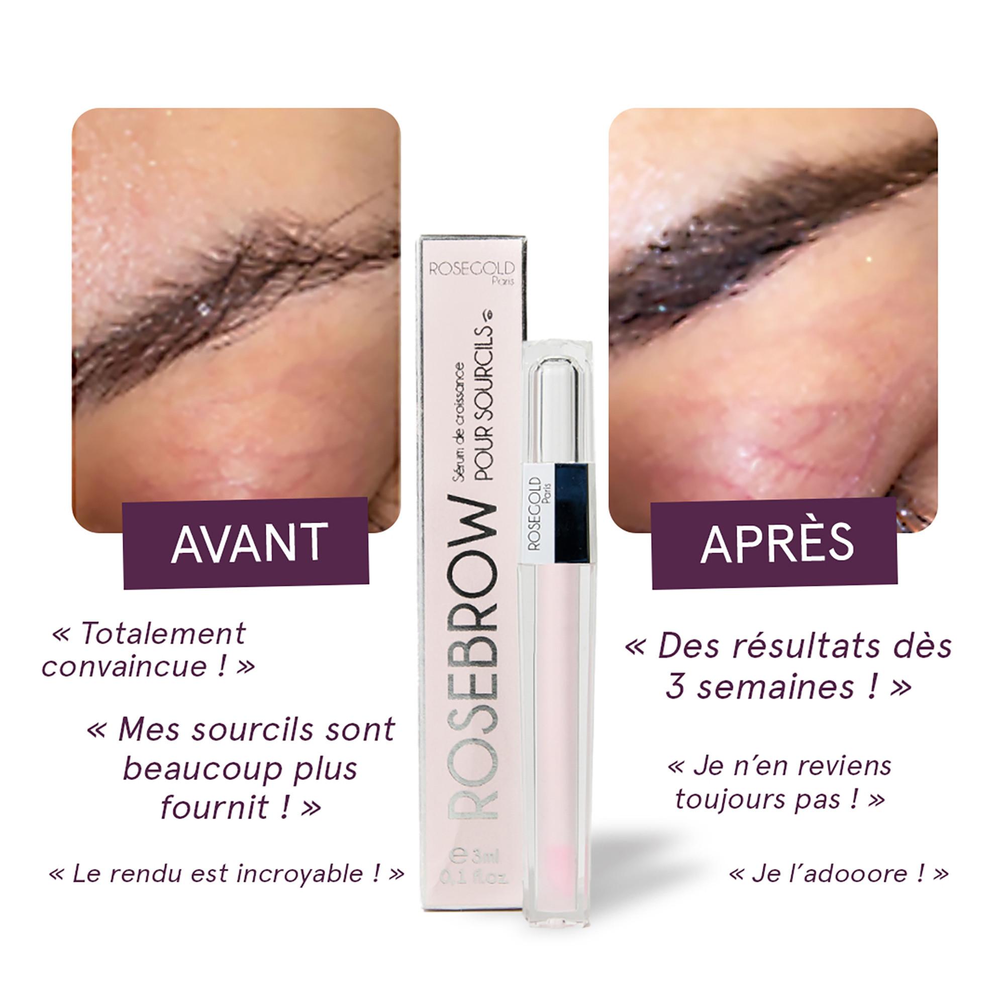 ROSEGOLD  Sérum de croissance pour sourcils 