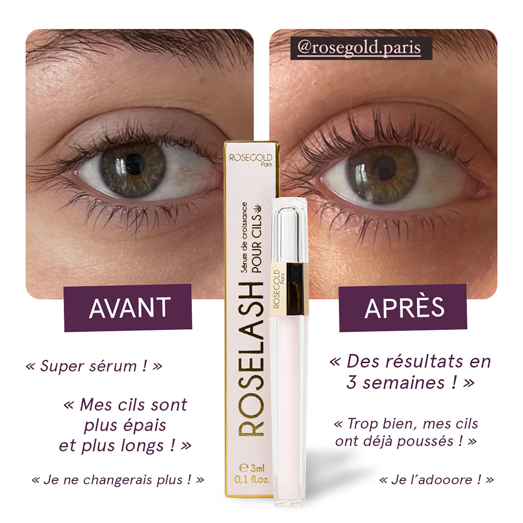 ROSEGOLD  Sérum de croissance pour cils 