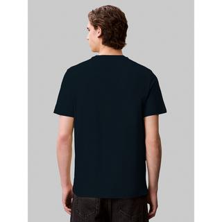 Calvin Klein Jeans SS Smooth Cotton Solid Crewneck T-Shirt  