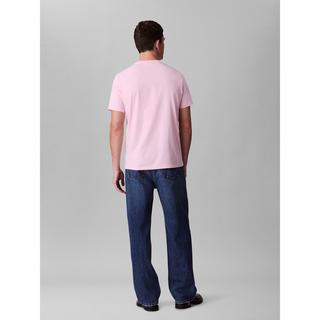 Calvin Klein Jeans SS Smooth Cotton Solid Crewneck T-Shirt  