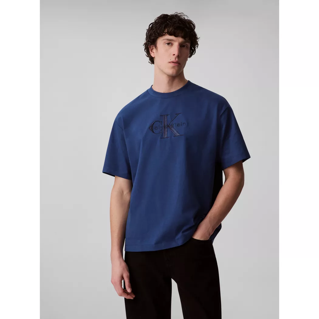 Calvin Klein Jeans - T-Shirt, für Herren, Blau, Größe M