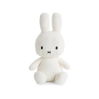 Bon Ton Toys  Miffy Lapin velours côtelé blanc 