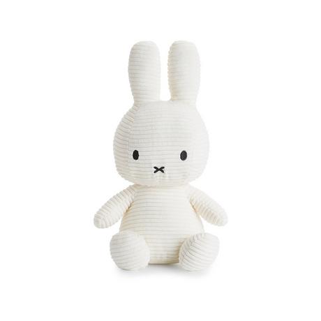 Bon Ton Toys  Miffy Lapin velours côtelé blanc 