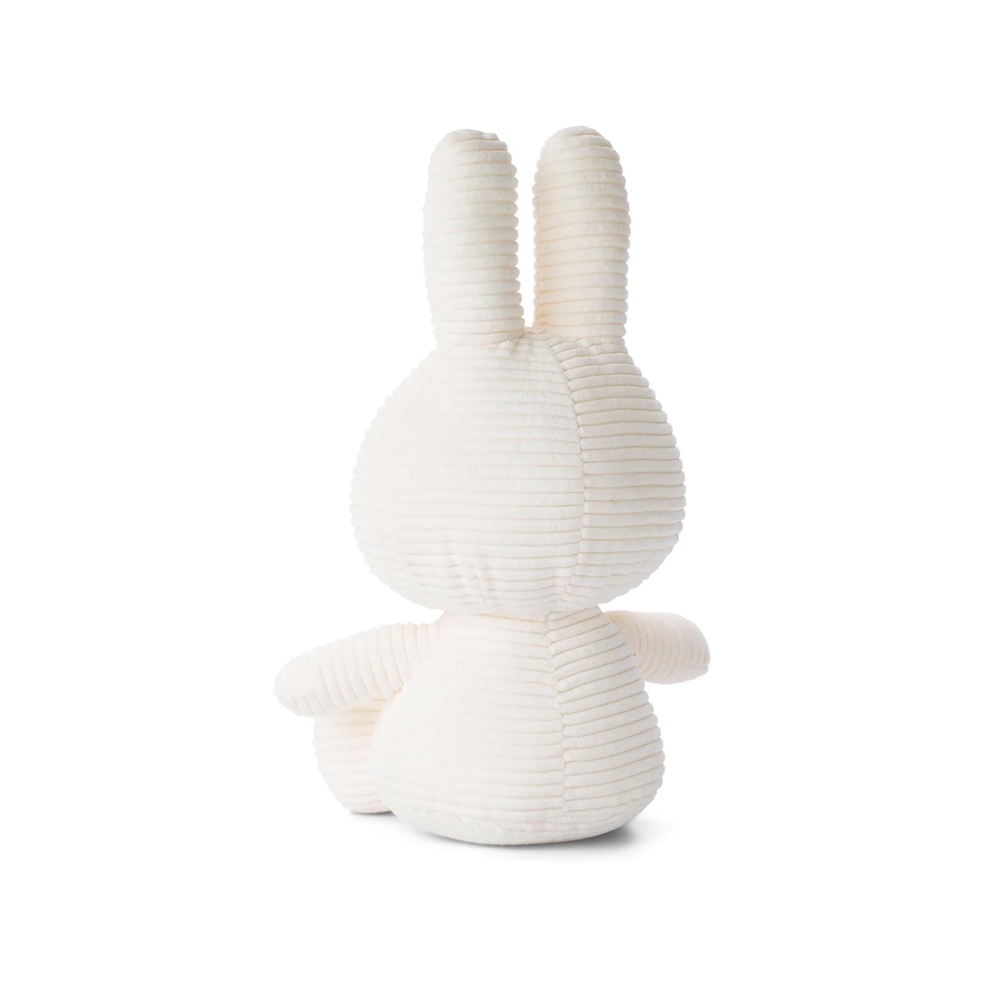Bon Ton Toys  Miffy Lapin velours côtelé blanc 