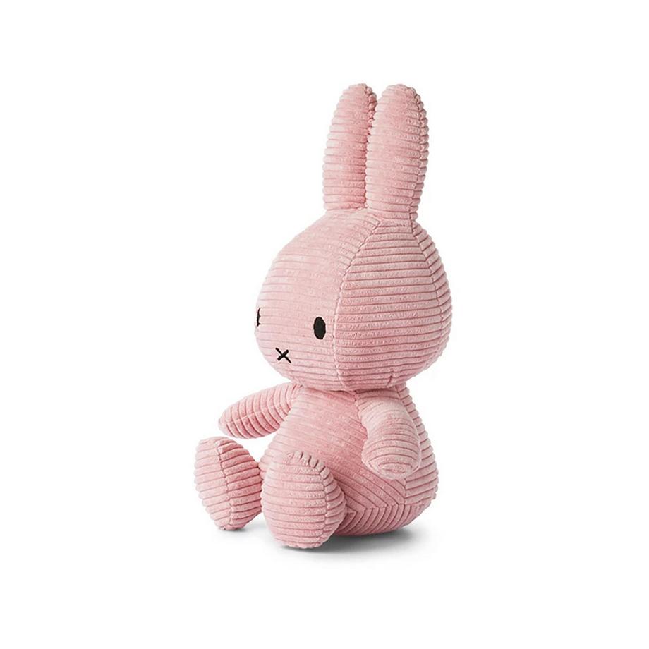 Bon Ton Toys  Miffy Lapin velours côtelé rose 