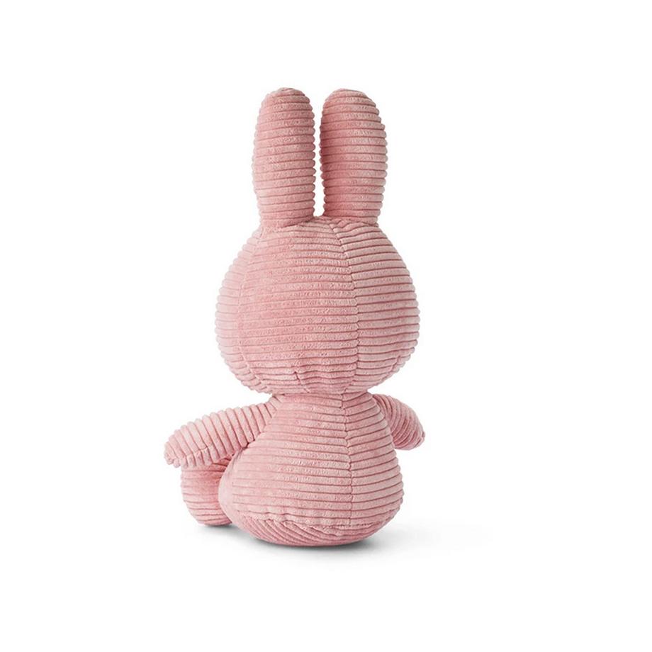 Bon Ton Toys  Miffy Lapin velours côtelé rose 