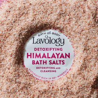 Lavology Himalayan Salt 1kg Sels de bain détoxifiants de l'Himalaya 