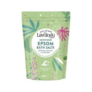 Lavology Epsom Salt 1kg Soothing Epsom Badesalte 