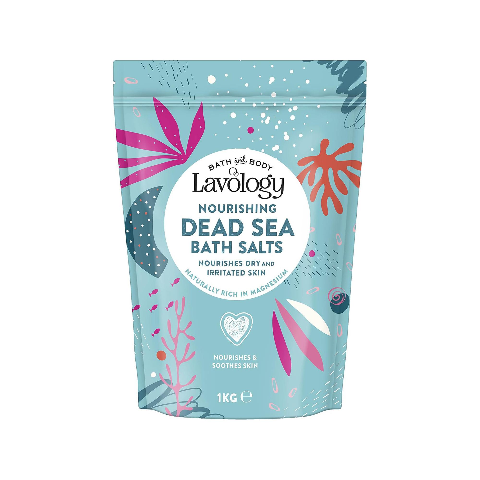 Lavology Dead Sea Salt 1kg Nourishing Dead Sea Badesalz 