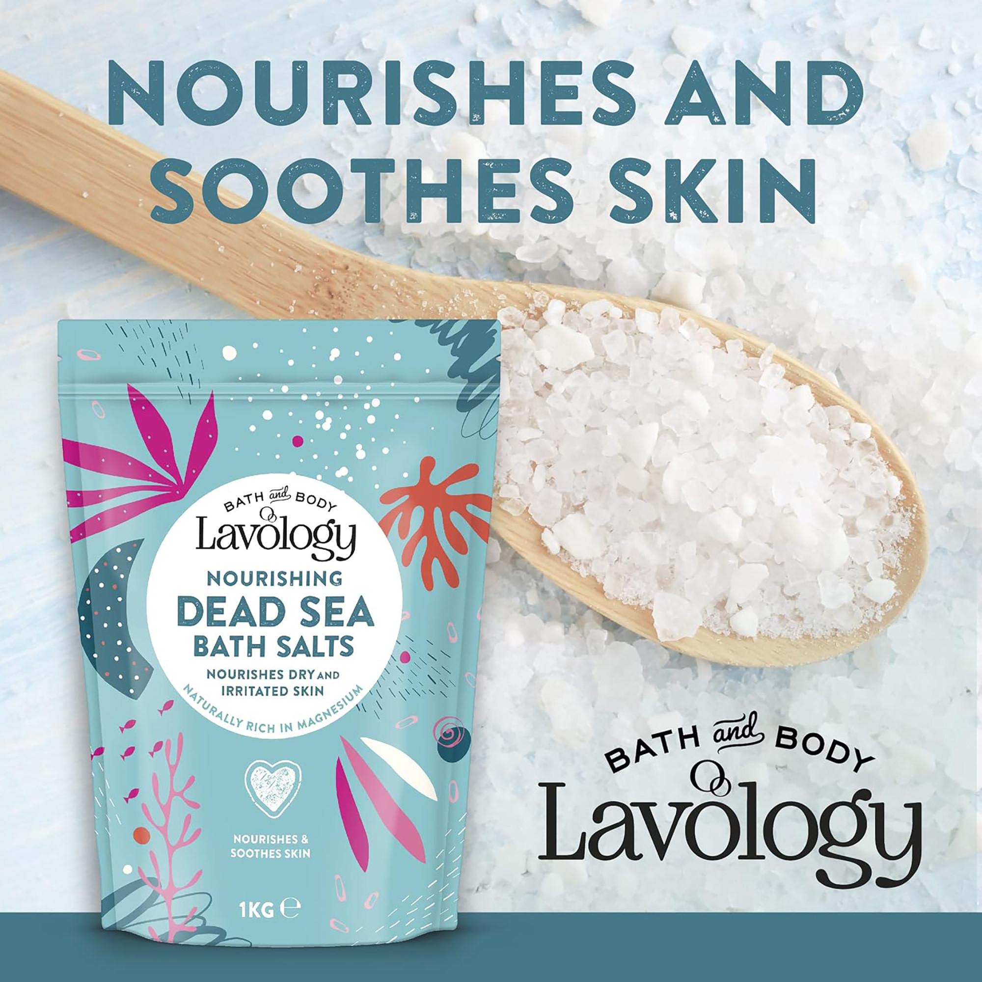 Lavology Dead Sea Salt 1kg Nourishing Dead Sea Badesalz 