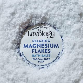 Lavology Magnesium Flakes 1kg Relaxing Magnesium Flakes Badesalte 