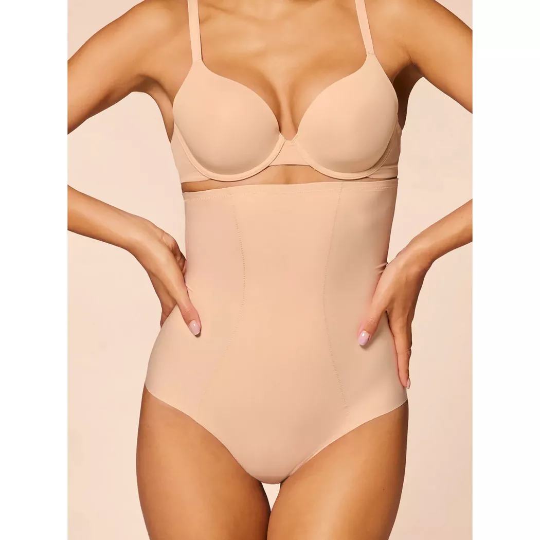 SIMONE PERELE - Shaper-Slip mit hoher Taille, für Damen, Hellrosa, Größe XL