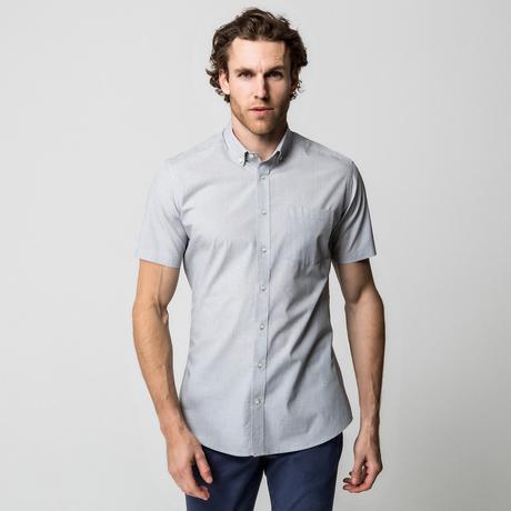 Manor Man Kurzarm Button Down Hemd  
