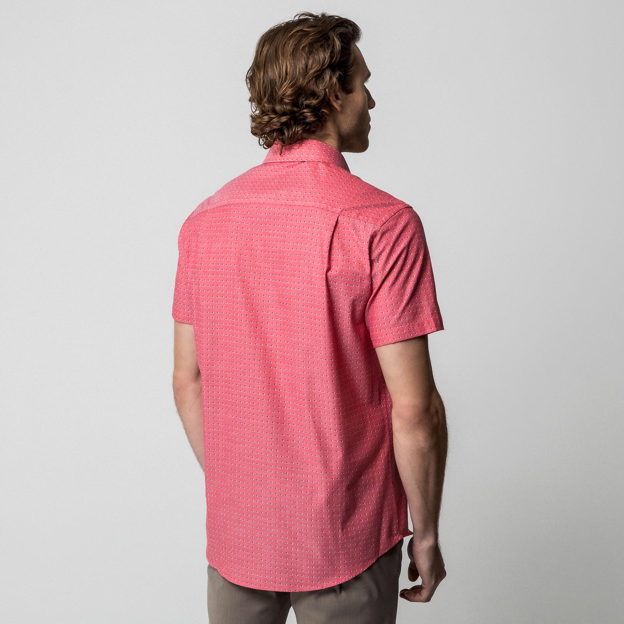 Manor Man Camicia Maniche Corte Fantasia  