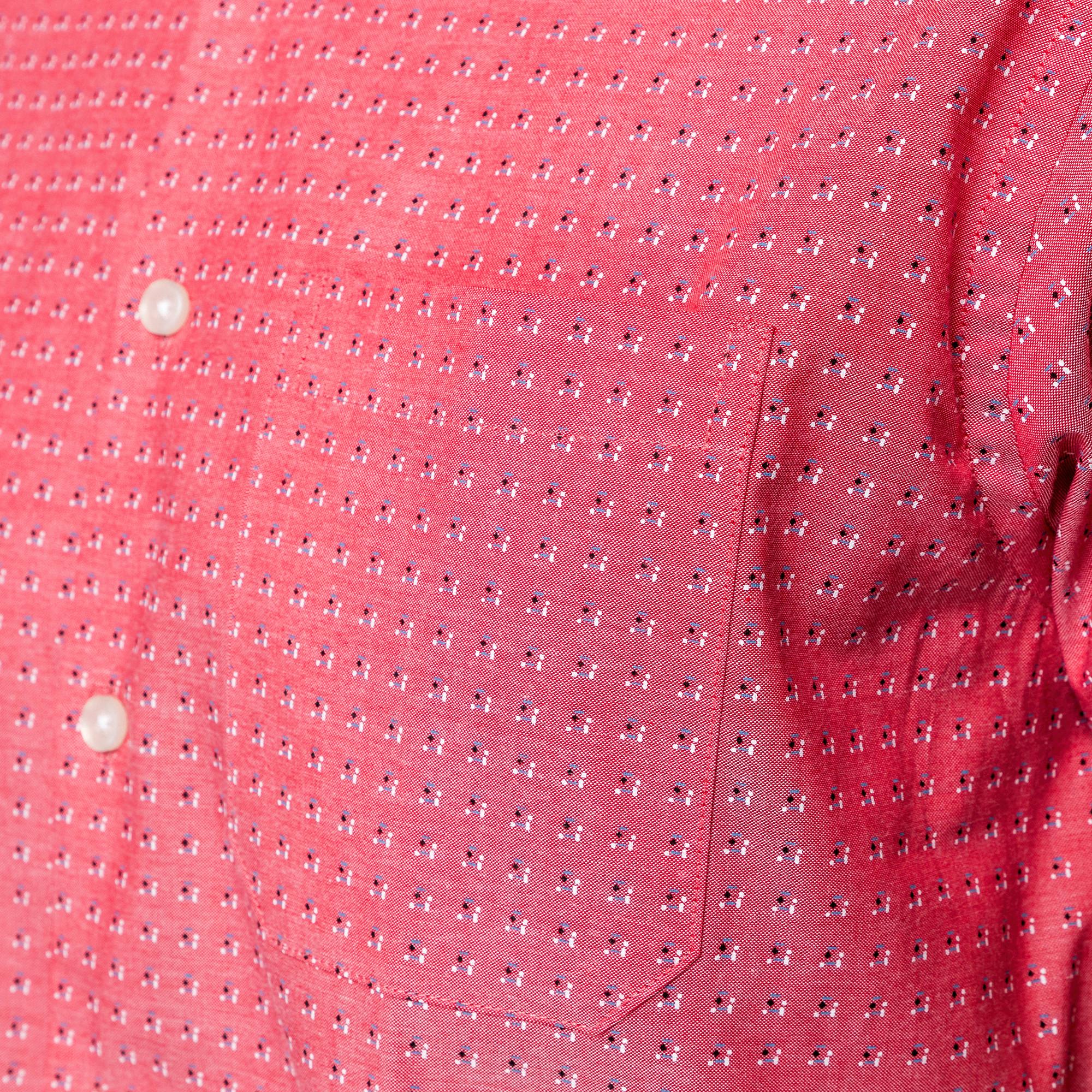 Manor Man Camicia Maniche Corte Fantasia  