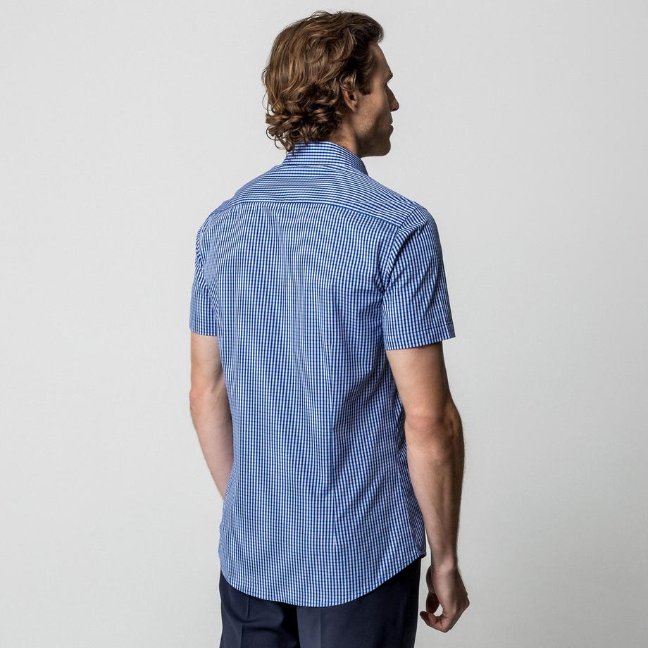 Manor Man Chemise Manches Courtes Carreaux  