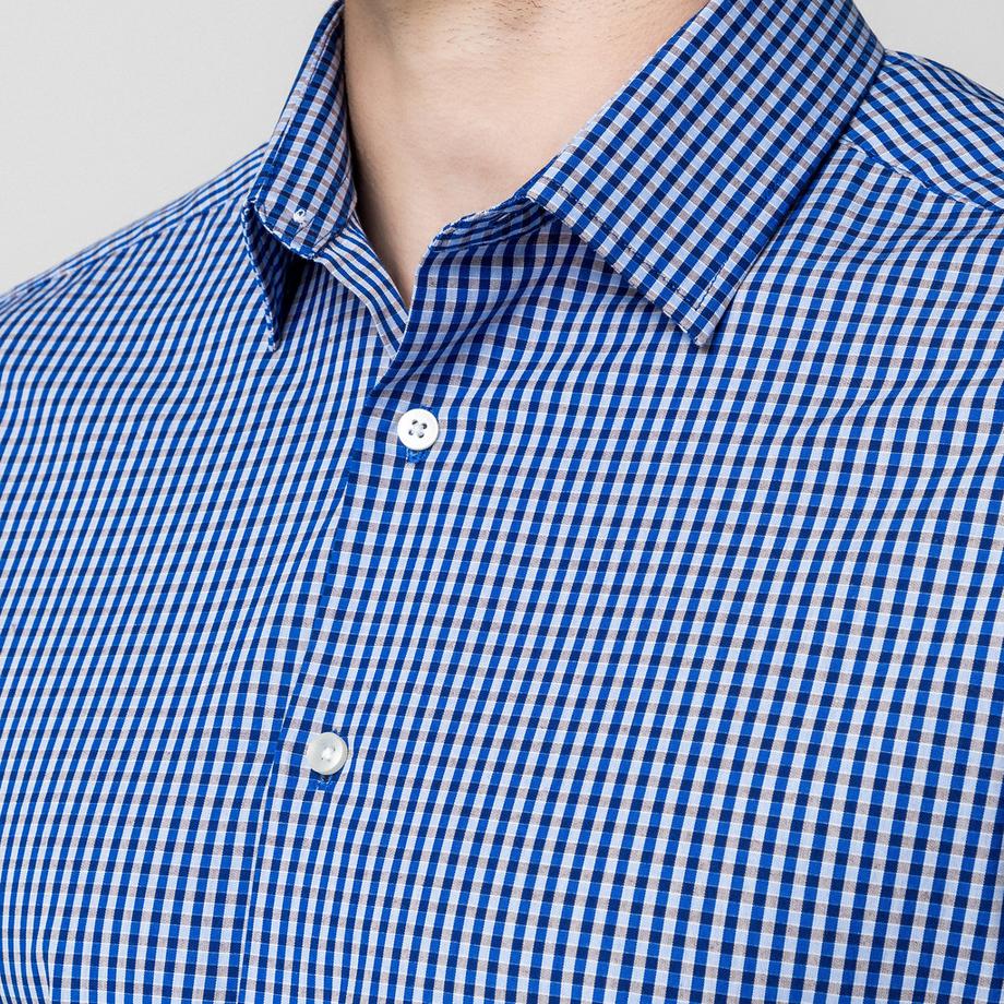 Manor Man Chemise Manches Courtes Carreaux  