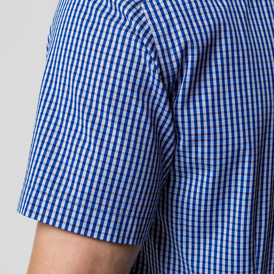 Manor Man Chemise Manches Courtes Carreaux  