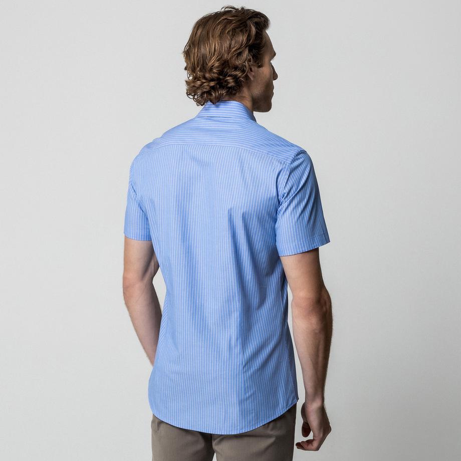 Manor Man Kurzarm Gestreiftes Hemd  