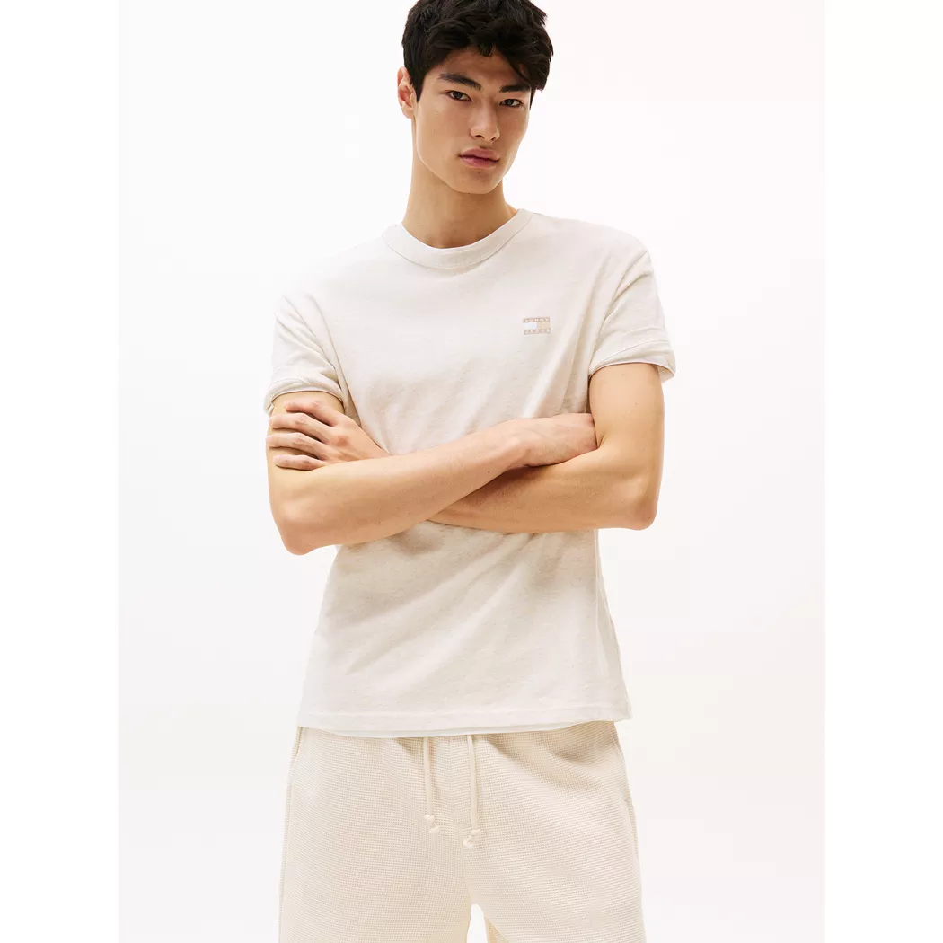 TOMMY JEANS T-Shirt Slim Fit beige   XL herren 2