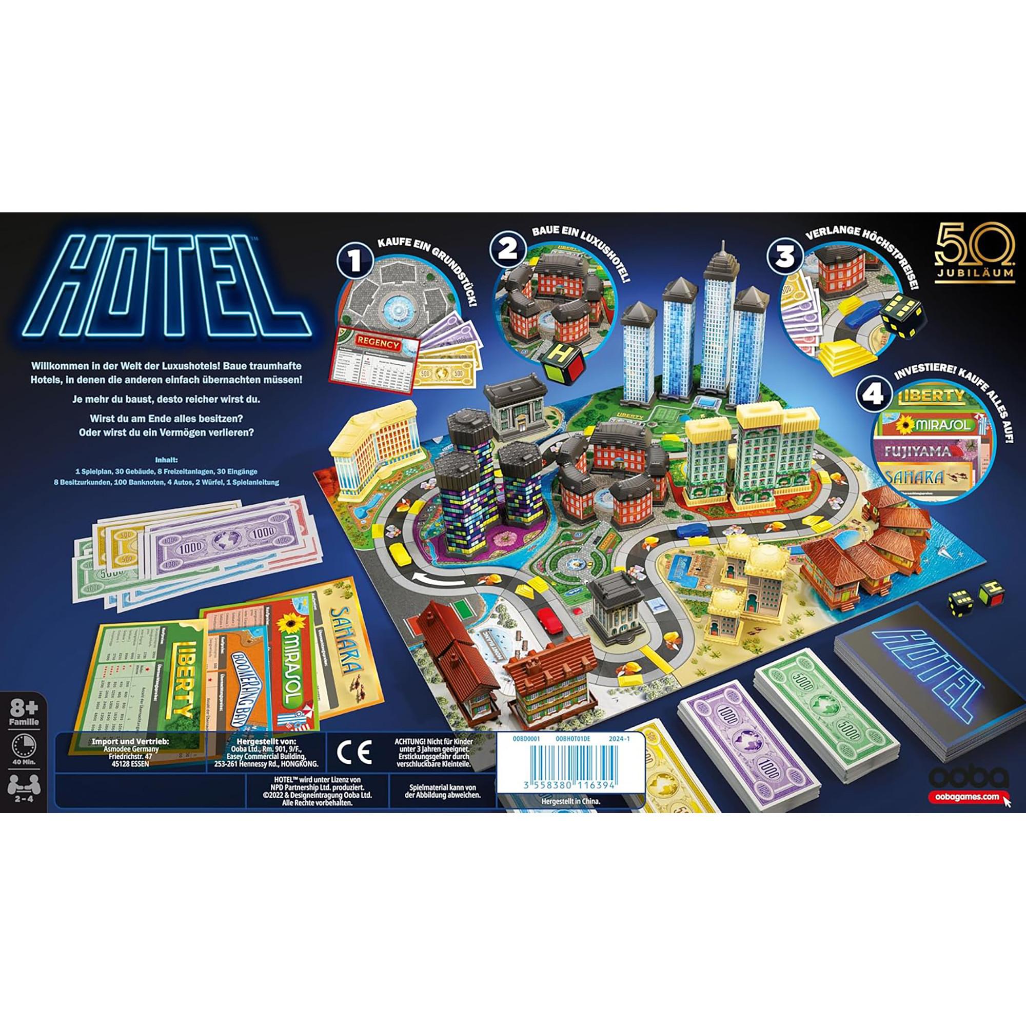 Asmodée  Hotel, Italienisch 