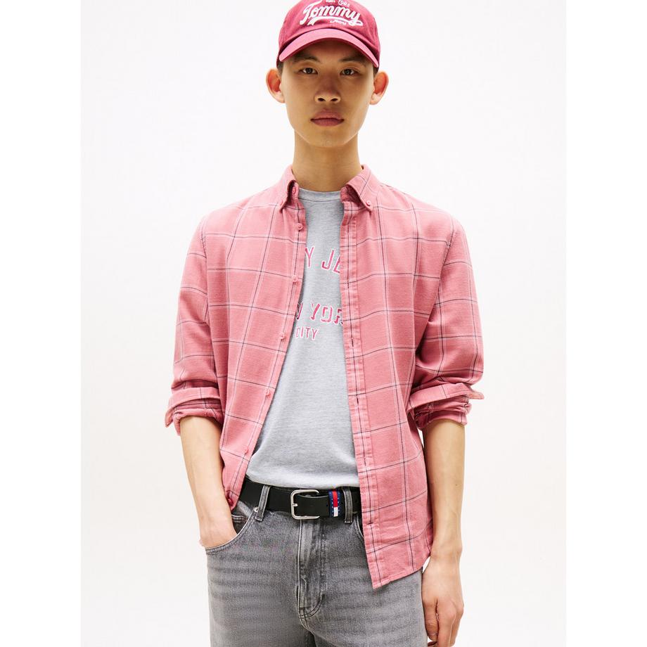 TOMMY JEANS Twill Check Regular Chemise  